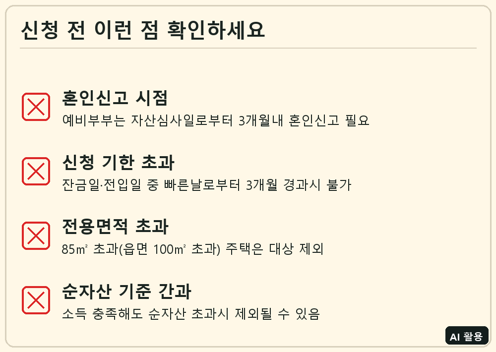 신혼부부 전세자금대출 신청 전 확인 체크리스트