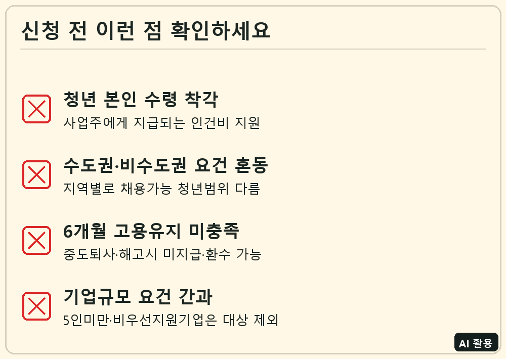 청년일자리도약장려금 신청 전 확인 체크리스트