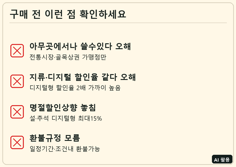 온누리상품권 구매 전 체크리스트