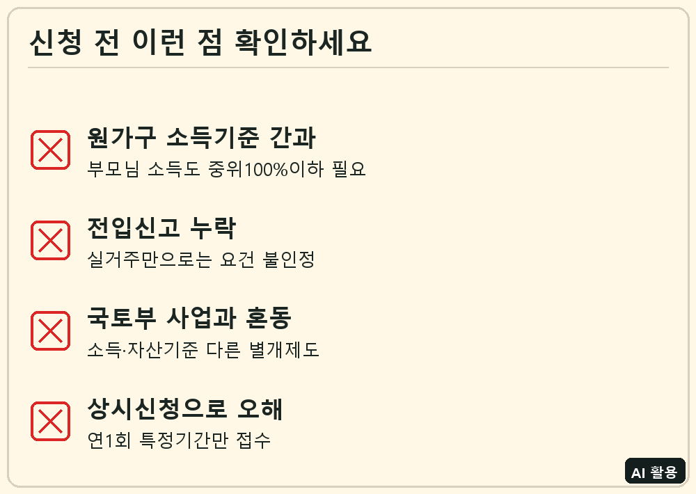 경기도 청년월세지원 신청 전 확인 체크리스트