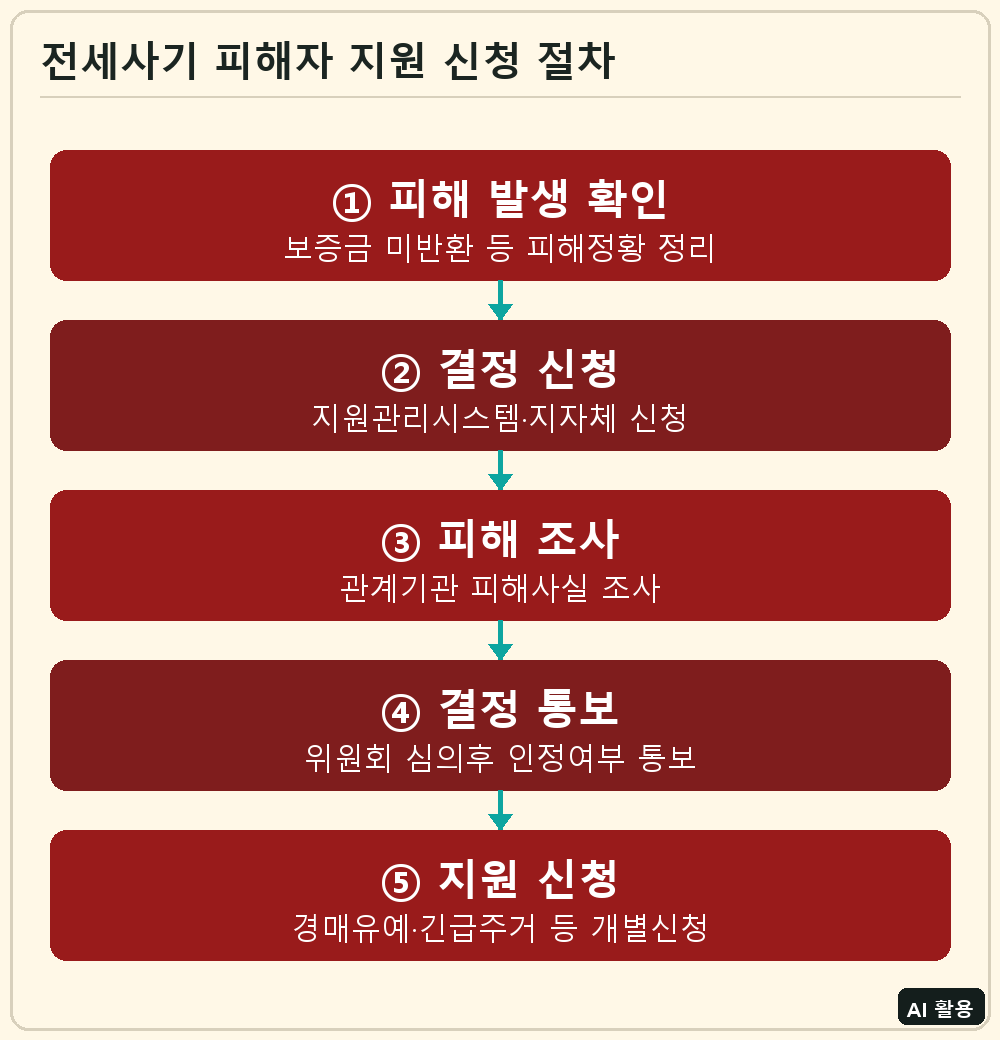 전세사기 피해자 지원 신청 절차