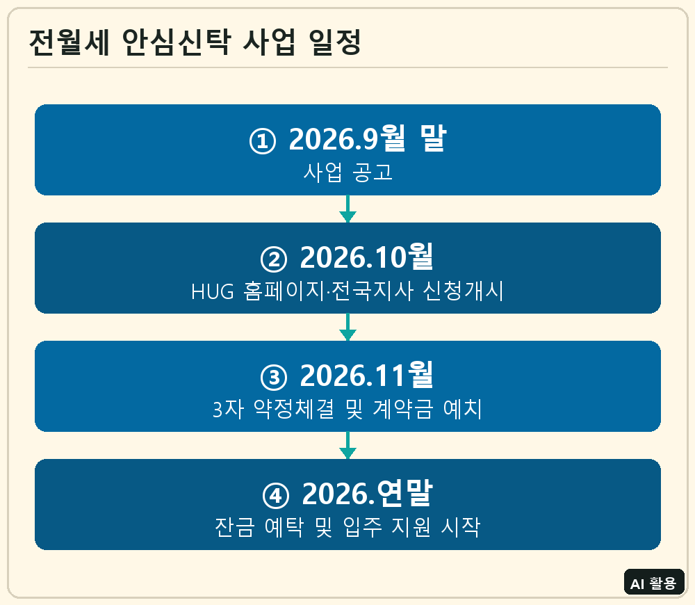 전월세 안심신탁 신청 절차
