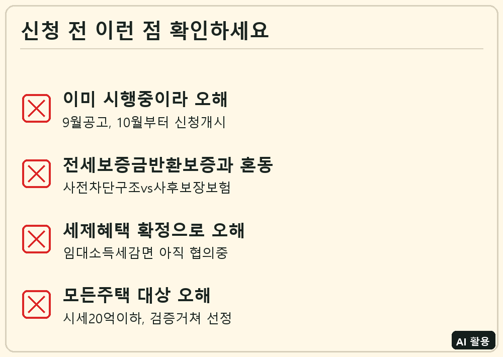 전월세 안심신탁 신청 전 체크리스트