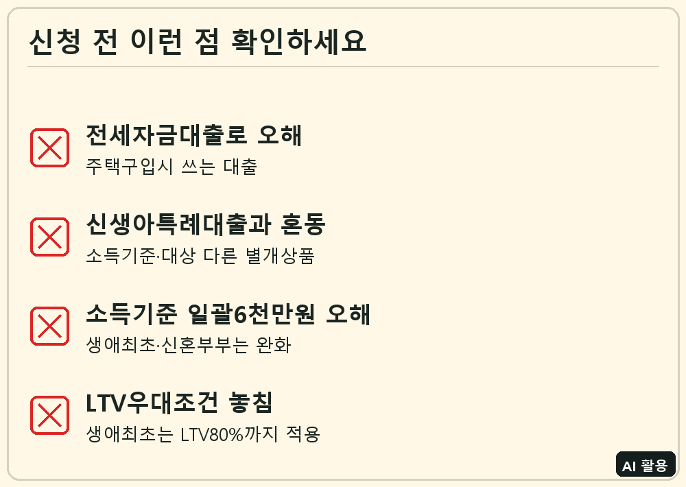 디딤돌대출 신청 전 체크리스트