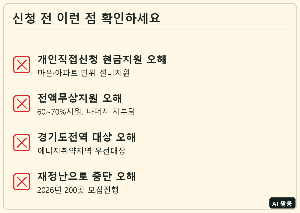 경기도 RE100 소득마을 체크리스트