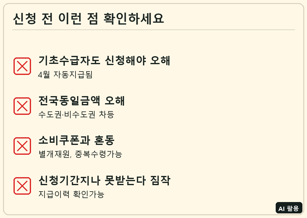 고유가 피해지원금 체크리스트