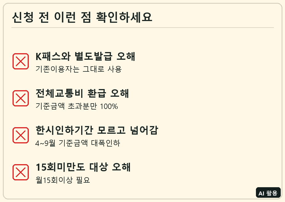 모두의카드 신청 전 체크리스트