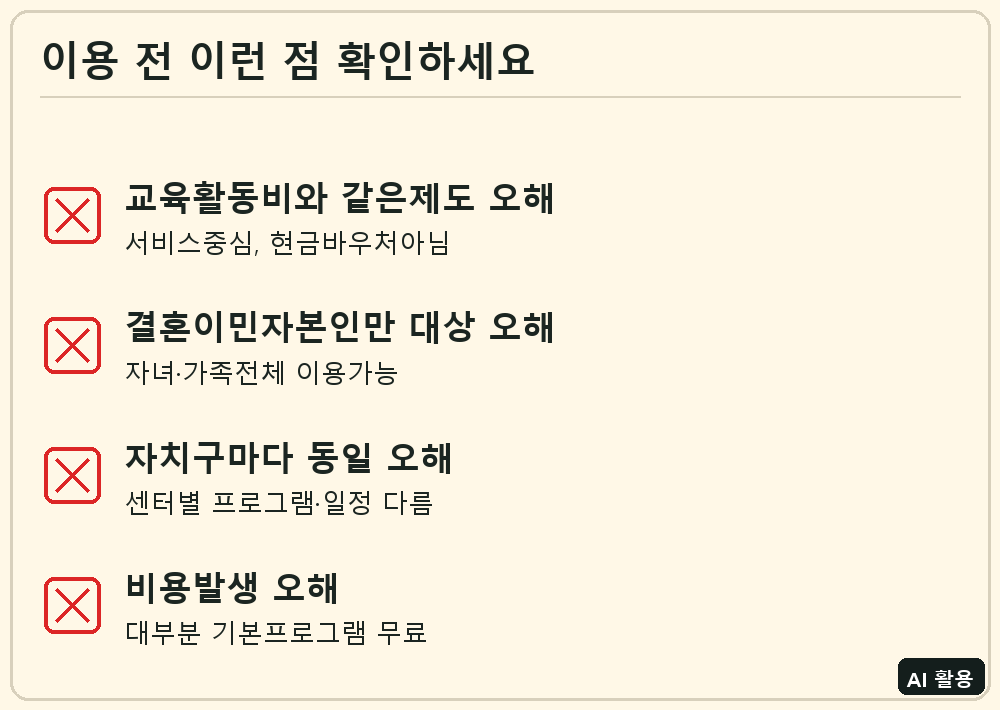 서울시 다문화가족 맞춤정책 체크리스트