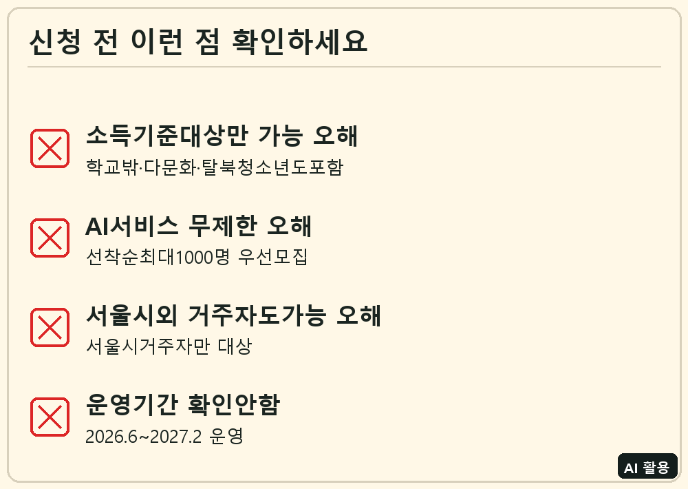 서울런 신청 전 체크리스트