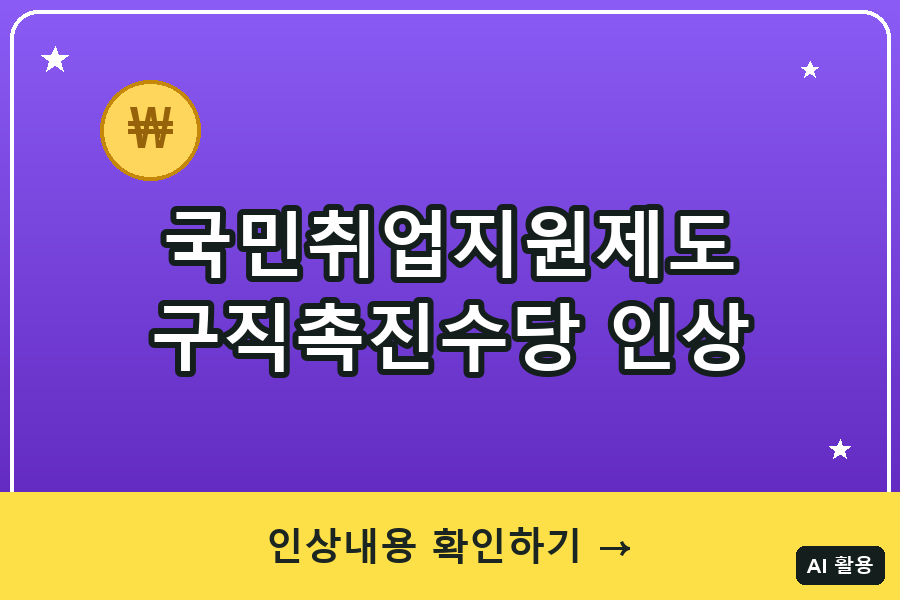 국민취업지원제도 대표이미지
