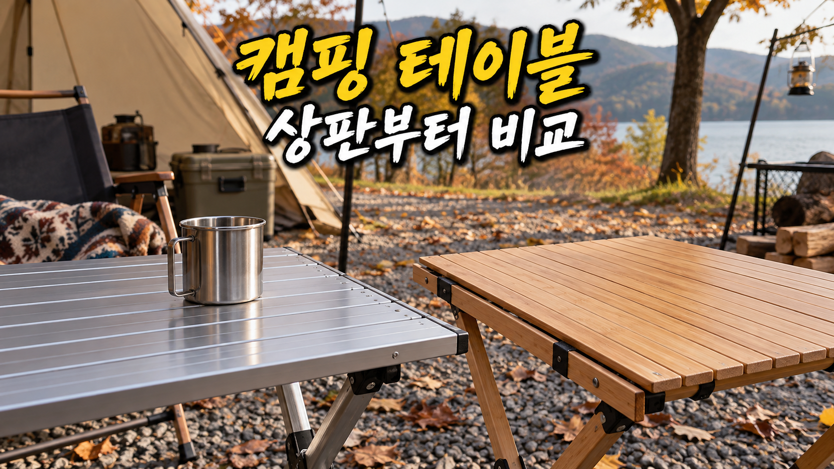캠핑 테이블 상판 비교, 롤형·접이식·메시 고르는 3가지 기준