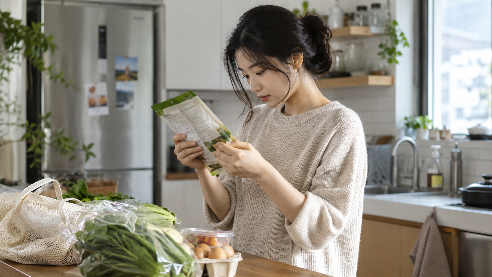 참고2: 제품 표시를 확인하는 연출 장면