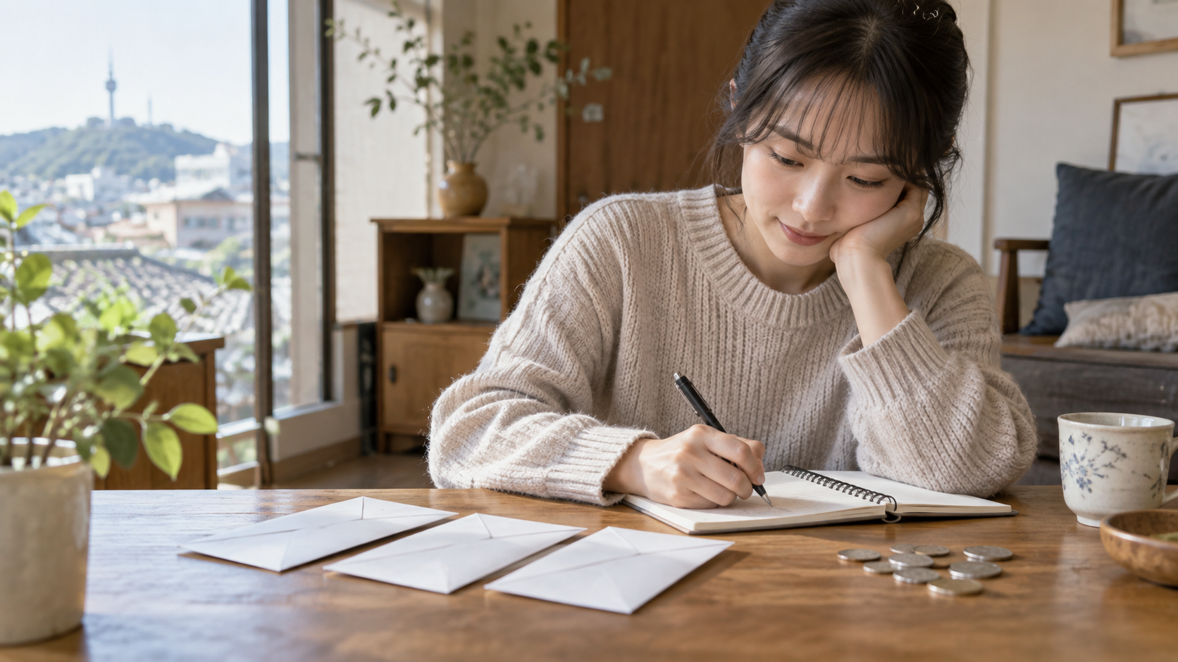 참조2: 항목별로 예산을 나누는 연출 예시