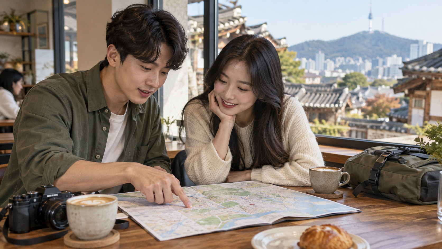 참조2: 동행과 일정을 비교하는 연출 예시