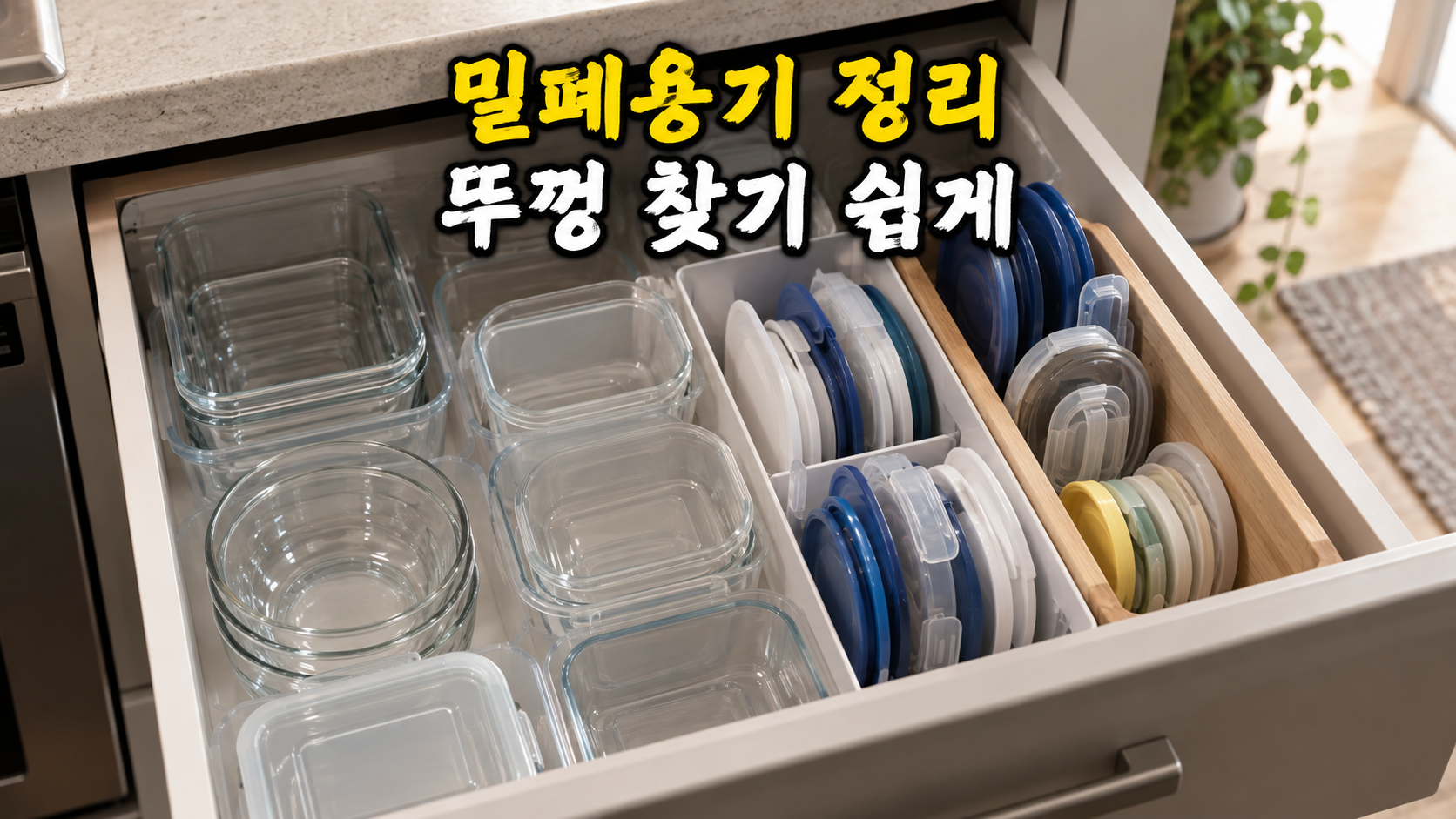 밀폐용기 정리