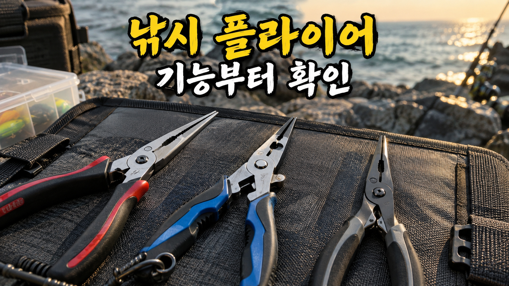 낚시 플라이어 기능