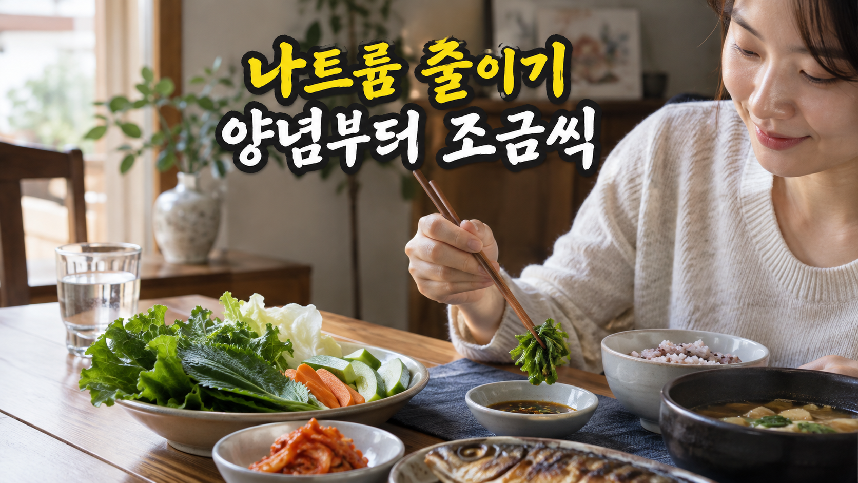 나트륨 줄이는 식사