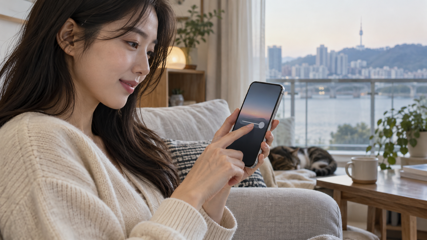 표시 크기 비교 준비