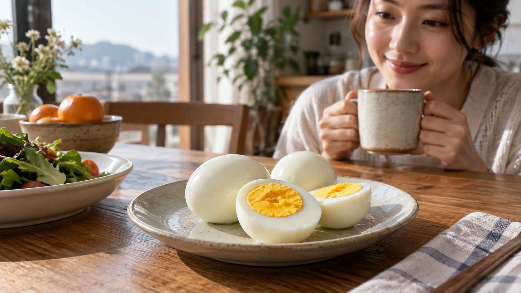 달걀과 빵