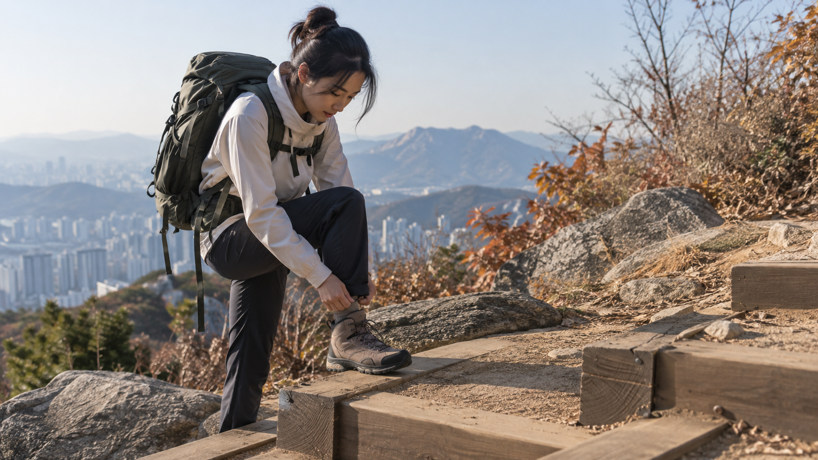 뒤꿈치 고정감 확인