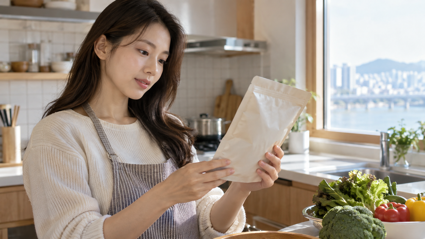 가족 간식 준비