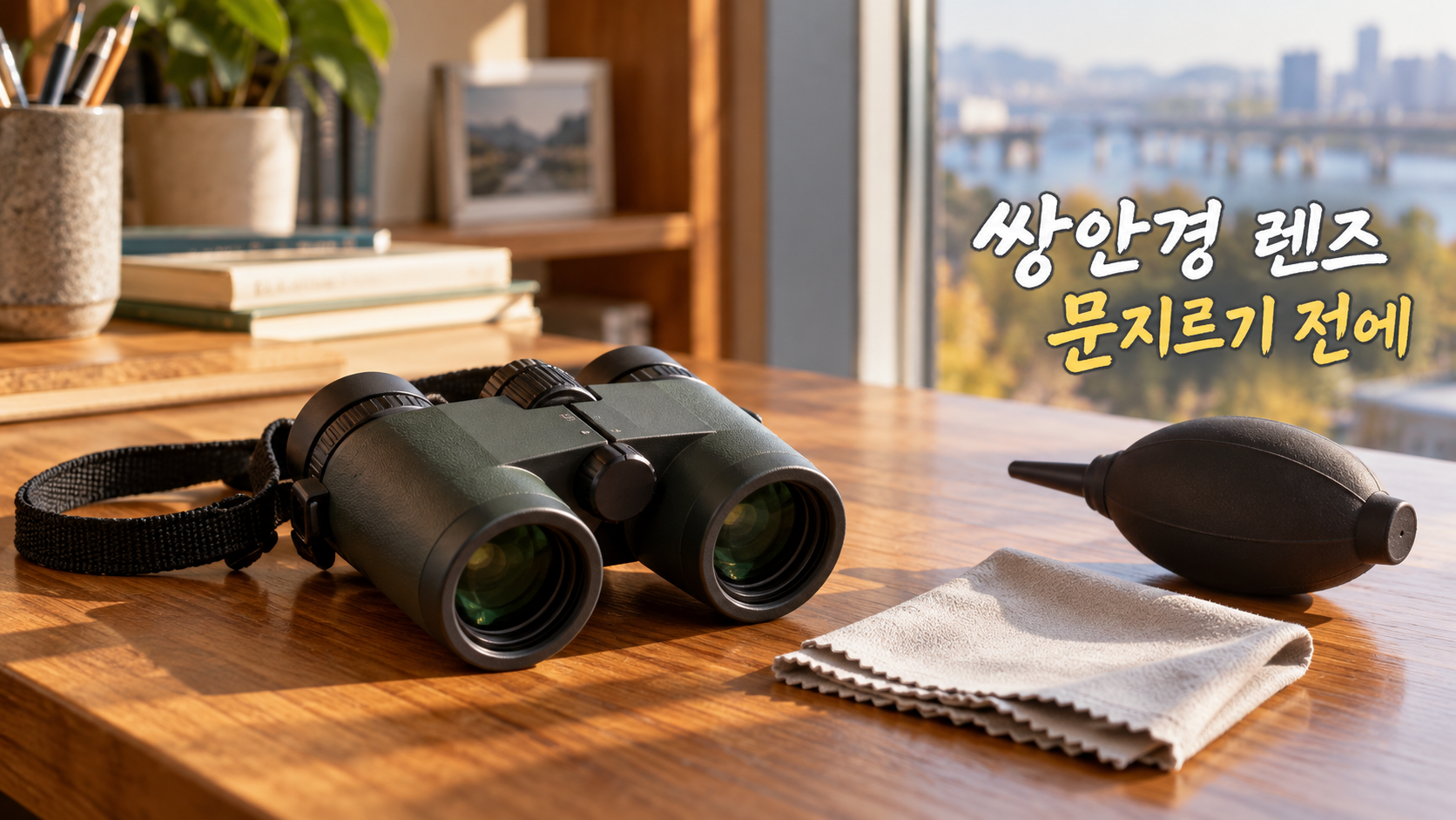 쌍안경 렌즈 청소, 탐조 후 먼지부터 정리하는 4단계
