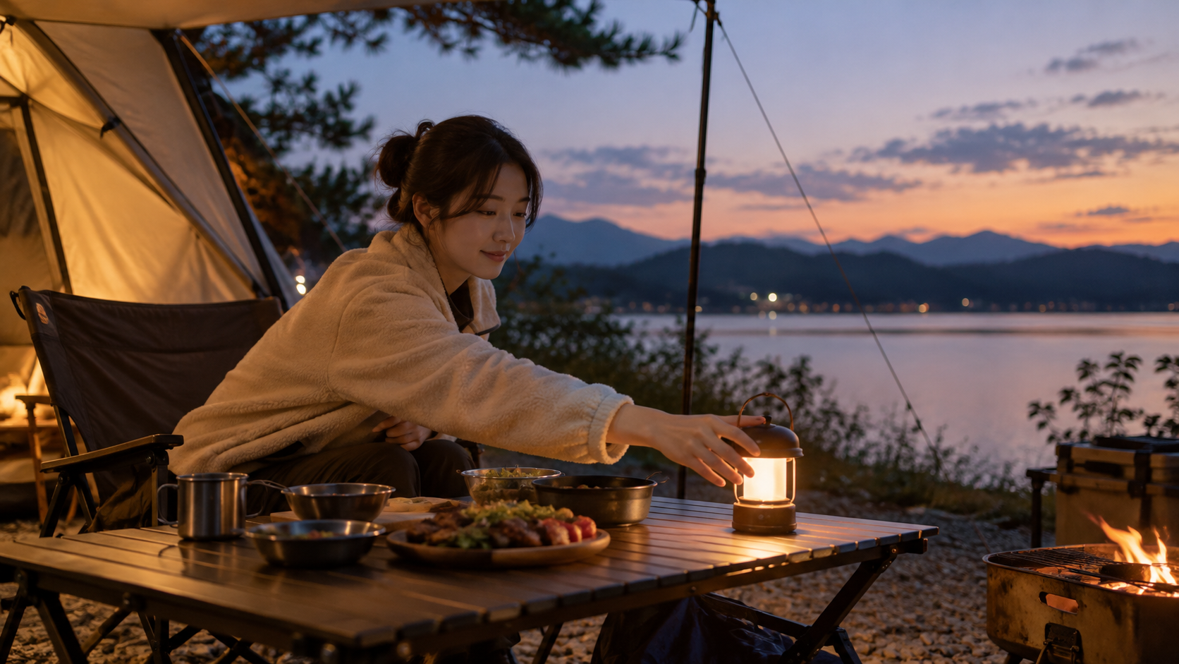 눈부심을 피하는 위치
