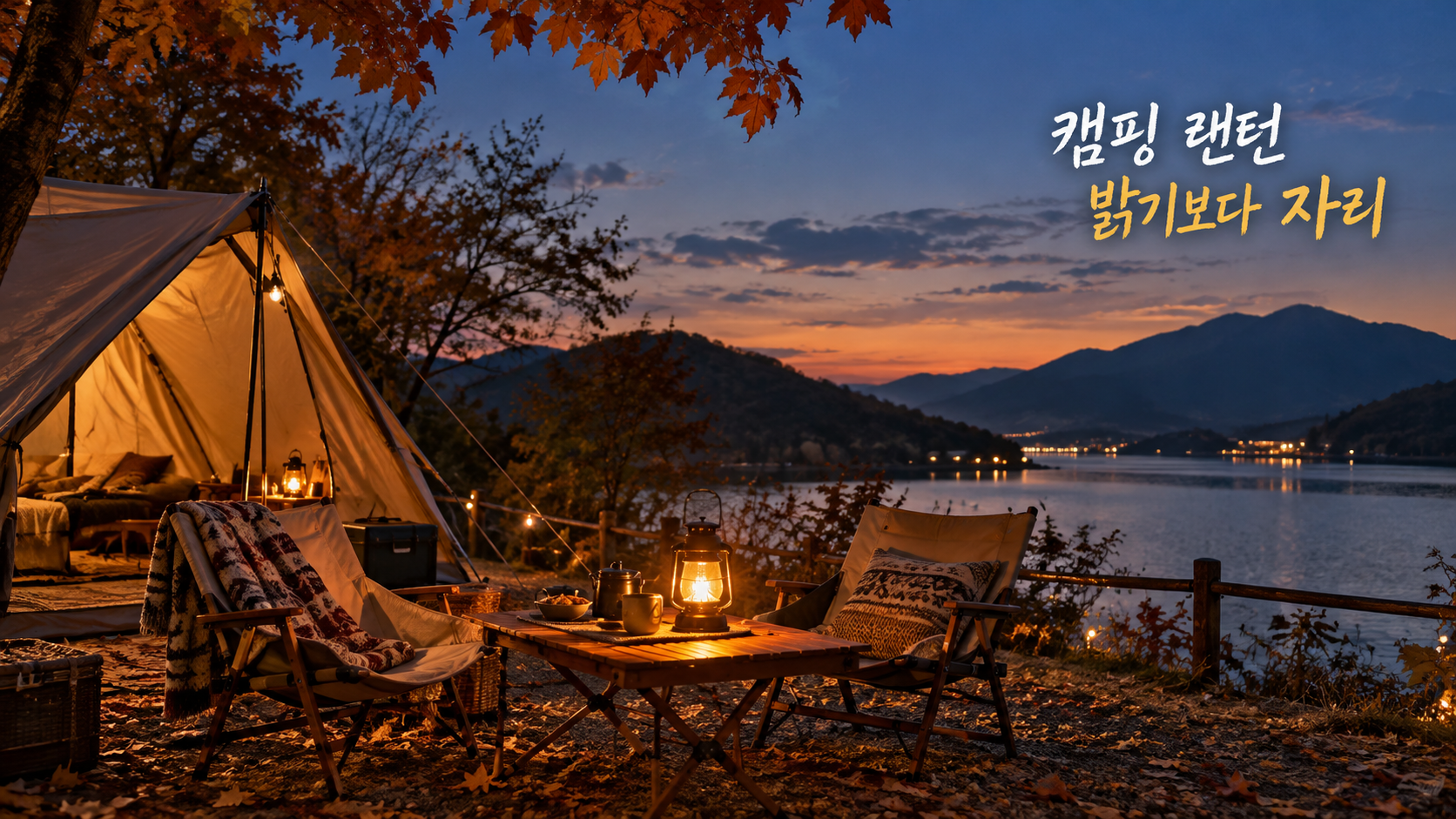 캠핑 랜턴 배치, 눈부심을 줄이는 식탁·텐트·동선 3곳