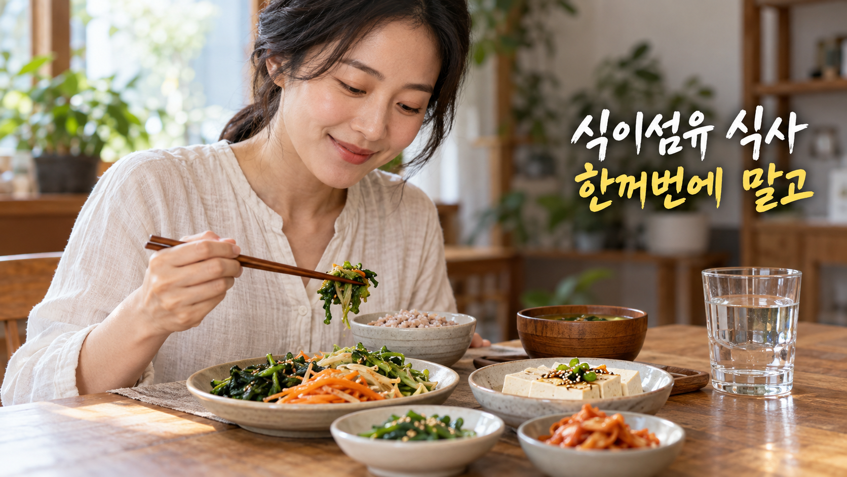식이섬유 늘리는 식사, 배가 더부룩하다면 바꿀 3가지 습관