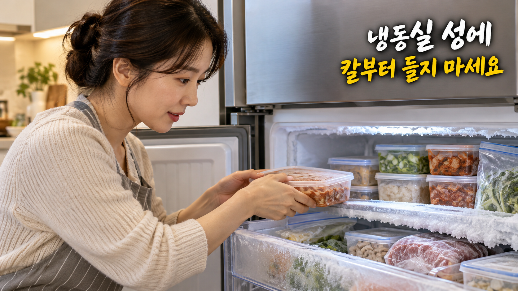 냉동실 성에 생길 때, 얼음 떼기 전 확인할 4가지