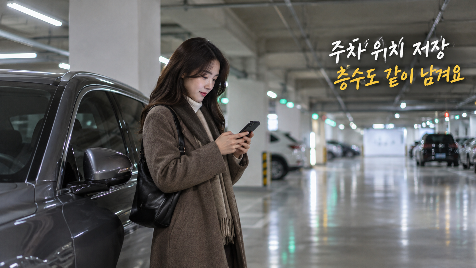 구글 지도 주차 위치 저장, 큰 주차장에서 차 찾는 3단계