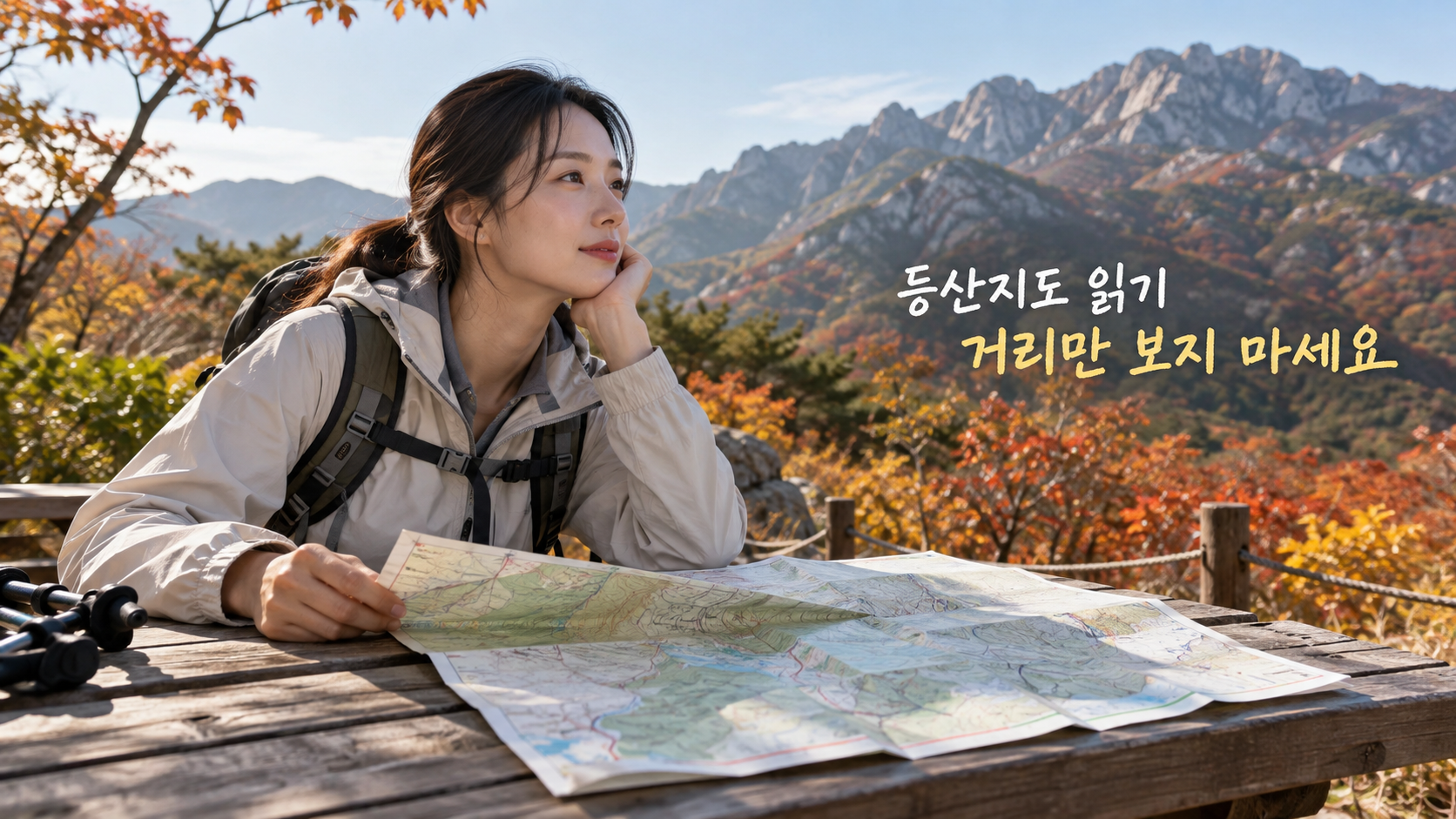 등산지도 등고선 읽기, 초보가 코스 고르기 전 볼 3가지